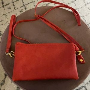 Crossbody or clutch about 8”x5”